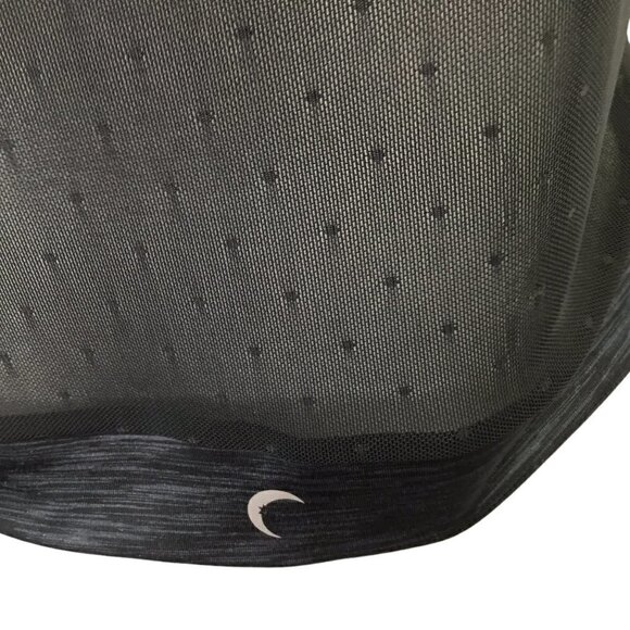 Zyia Active Luxe Mesh Crop Tank NWT Size XXL Sheer Sleeveless Black Dot Calm - Picture 6 of 9